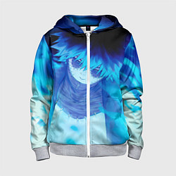 Толстовка на молнии детская Моя геройская академия Даби, цвет: 3D-меланж