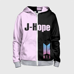 Толстовка на молнии детская BTS J-hope, цвет: 3D-меланж