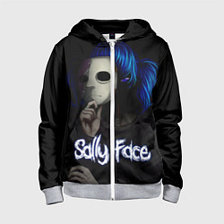 Толстовка на молнии детская Sally Face: Dark Mask, цвет: 3D-меланж