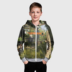 Толстовка на молнии детская Tom Clancy's The Division, цвет: 3D-меланж — фото 2