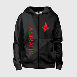 Детская толстовка на молнии Astralis: Dark Style