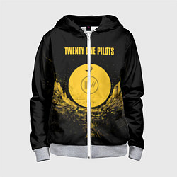 Детская толстовка на молнии Twenty One Pilots: Yellow Moon