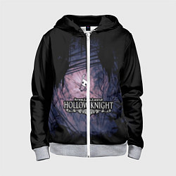 Толстовка на молнии детская HOLLOW KNIGHT, цвет: 3D-меланж