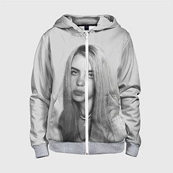 Толстовка на молнии детская BILLIE EILISH, цвет: 3D-меланж