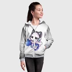 Толстовка на молнии детская UNDERTALE, цвет: 3D-меланж — фото 2