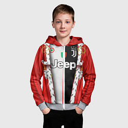 Толстовка на молнии детская King Juventus, цвет: 3D-меланж — фото 2