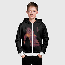 Толстовка на молнии детская Sekiro: Shadows Die Twice, цвет: 3D-белый — фото 2