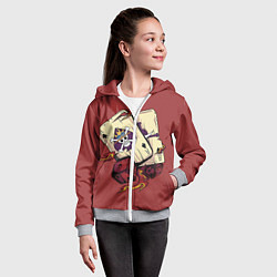 Толстовка на молнии детская One Piece, цвет: 3D-меланж — фото 2