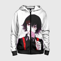 Толстовка на молнии детская Сузуя Джузо, цвет: 3D-черный