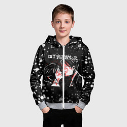Толстовка на молнии детская My Chemical Romance, цвет: 3D-меланж — фото 2