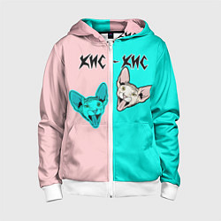 Детская толстовка на молнии Кис-Кис