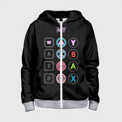 Толстовка на молнии детская My Way, цвет: 3D-меланж