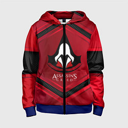 Толстовка на молнии детская Assasin's creed, цвет: 3D-синий