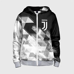 Толстовка на молнии детская JUVENTUS, цвет: 3D-меланж