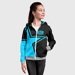 Толстовка на молнии детская ВДВ, цвет: 3D-меланж — фото 2