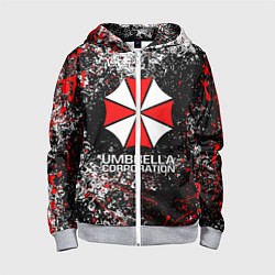 Толстовка на молнии детская UMBRELLA CORP, цвет: 3D-меланж
