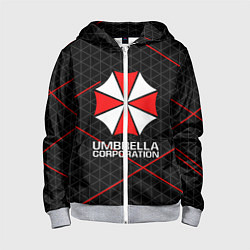 Толстовка на молнии детская UMBRELLA CORP, цвет: 3D-меланж