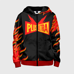 Толстовка на молнии детская My Hero Academia, цвет: 3D-красный