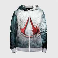 Толстовка на молнии детская Assassins Creed, цвет: 3D-меланж