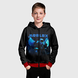 Толстовка на молнии детская ROBLOX, цвет: 3D-красный — фото 2