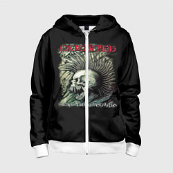 Толстовка на молнии детская The Exploited, цвет: 3D-белый