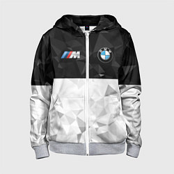 Толстовка на молнии детская BMW M SPORT, цвет: 3D-меланж