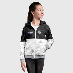 Толстовка на молнии детская BMW M SPORT, цвет: 3D-меланж — фото 2