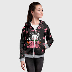 Толстовка на молнии детская KIMETSU NO YAIBA, цвет: 3D-меланж — фото 2