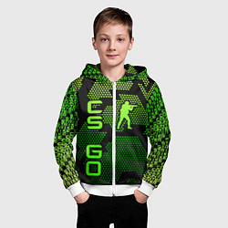 Толстовка на молнии детская CS GO Oko, цвет: 3D-белый — фото 2