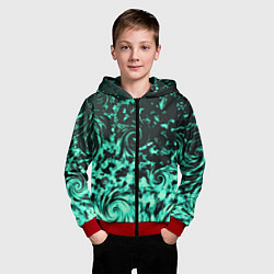 Толстовка на молнии детская VORTEXES, цвет: 3D-красный — фото 2