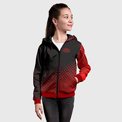 Толстовка на молнии детская JAWA, цвет: 3D-красный — фото 2