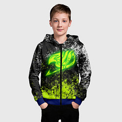 Толстовка на молнии детская FAIRY TAIL, цвет: 3D-синий — фото 2