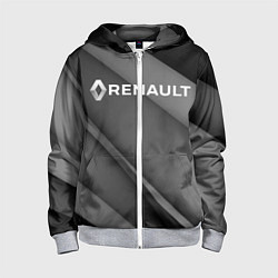 Толстовка на молнии детская RENAULT, цвет: 3D-меланж