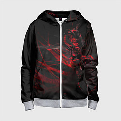 Толстовка на молнии детская DIGITAL 3D, цвет: 3D-меланж