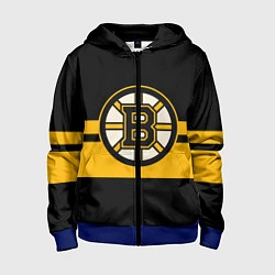 Толстовка на молнии детская BOSTON BRUINS NHL, цвет: 3D-синий