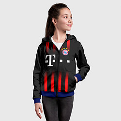Толстовка на молнии детская FC Bayern Munchen, цвет: 3D-синий — фото 2