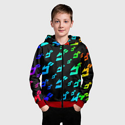 Толстовка на молнии детская JoJo Bizarre Adventure, цвет: 3D-красный — фото 2