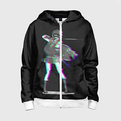 Толстовка на молнии детская Убийца Акаме, цвет: 3D-белый