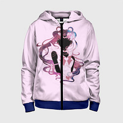 Толстовка на молнии детская Космическая Сейлор Мун, цвет: 3D-синий