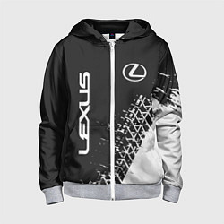 Толстовка на молнии детская LEXUS ЛЕКСУС, цвет: 3D-меланж