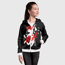 Толстовка на молнии детская Haikyuu Haikyu Haikuu !, цвет: 3D-белый — фото 2