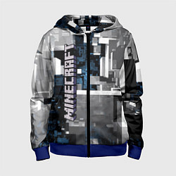 Детская толстовка на молнии Minecraft
