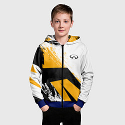 Толстовка на молнии детская Infinity Инфинити Z, цвет: 3D-синий — фото 2