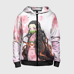Толстовка на молнии детская НЕЗУКА NEZUKO, цвет: 3D-черный