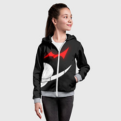 Толстовка на молнии детская MONOKUMA МОНОКУМА, цвет: 3D-меланж — фото 2