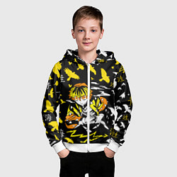 Толстовка на молнии детская ЗЕНИЦУ АГАЦУМА, цвет: 3D-белый — фото 2