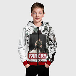 Толстовка на молнии детская FARCRY WOLF, цвет: 3D-красный — фото 2