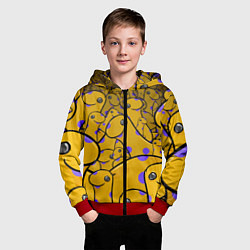 Толстовка на молнии детская Nessy, цвет: 3D-красный — фото 2