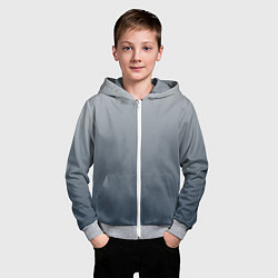 Толстовка на молнии детская GRADIENT 50 SHADES OF GREY, цвет: 3D-меланж — фото 2