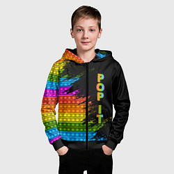 Толстовка на молнии детская ИГРУШКА POP it ПОП-ИТ, цвет: 3D-черный — фото 2